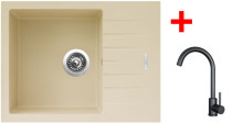 Sinks PERFECTO 650 Sahara + ARCO černá matná 